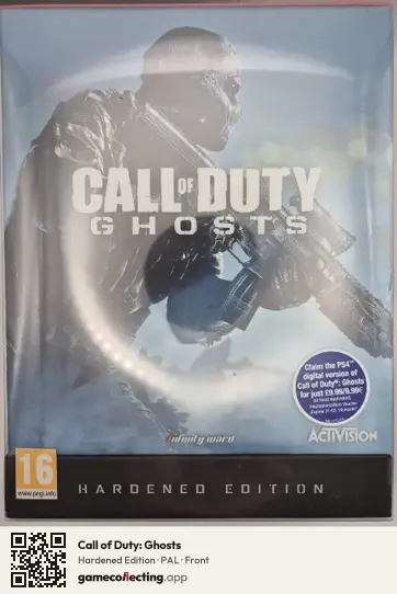Call of Duty: Ghosts PlayStation 3, PAL box front