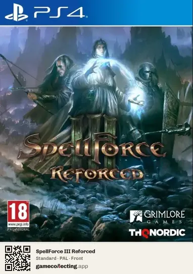 SpellForce III Reforced PlayStation 4, PAL box front