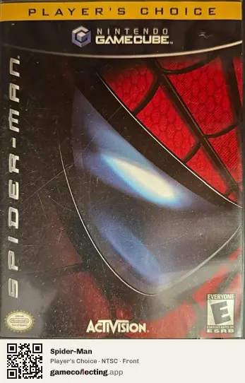 Spider-Man Nintendo GameCube, NTSC box front