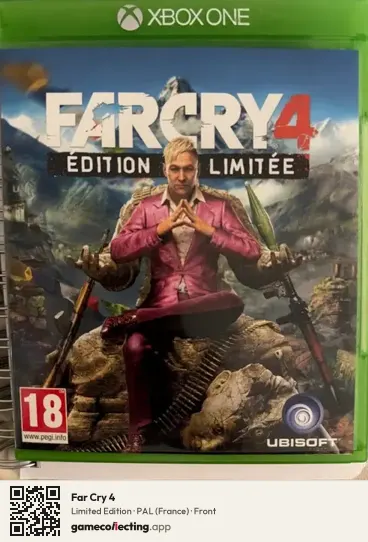 Far Cry 4 Xbox One, France box front