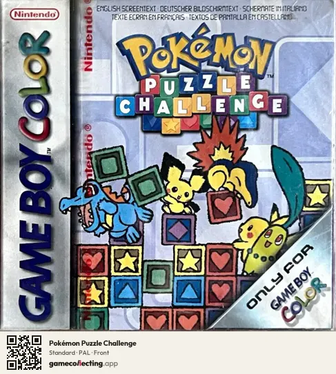 Pokémon Puzzle Challenge Game Boy Color, PAL box front
