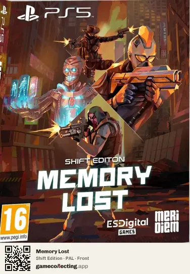 Memory Lost PlayStation 5, PAL box front