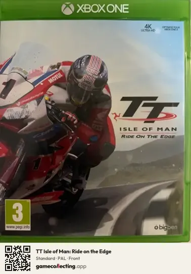 TT Isle of Man: Ride on the Edge Xbox One, PAL box front