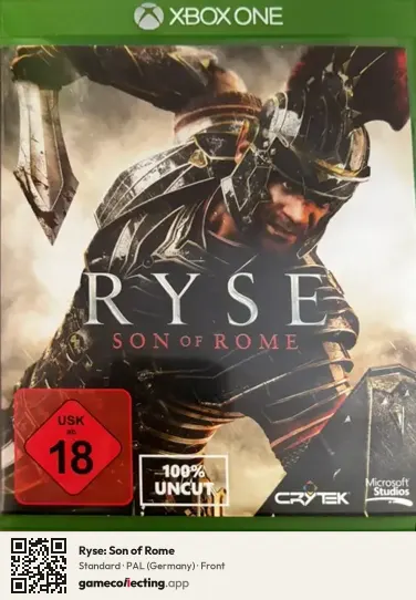 Ryse: Son of Rome Xbox One, Germany box front