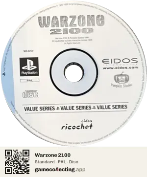 Warzone 2100 PlayStation, PAL disc