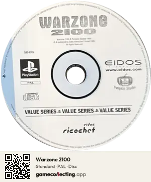 Warzone 2100 PlayStation, PAL disc