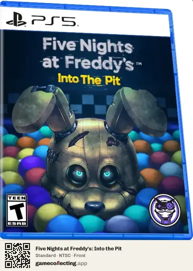 Five Nights at Freddy's: Into the Pit PlayStation 5, NTSC box front