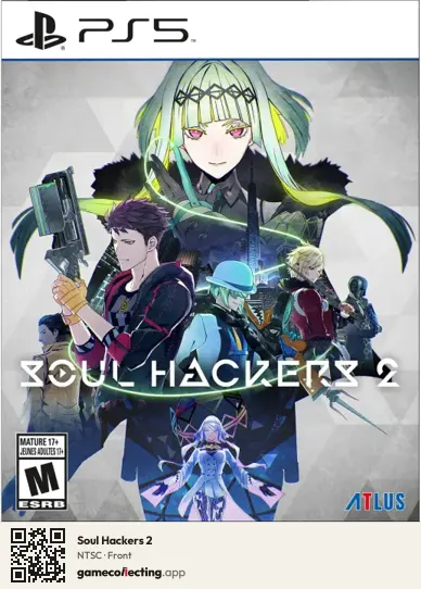 Soul Hackers 2 PlayStation 5, NTSC box front