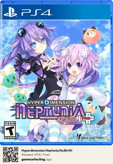 Hyperdimension Neptunia Re;Birth1 PlayStation 4, NTSC box front