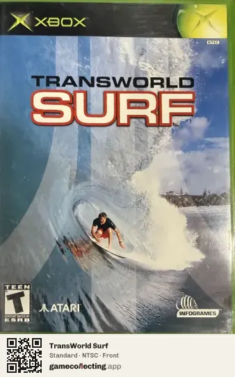TransWorld Surf Xbox, NTSC box front