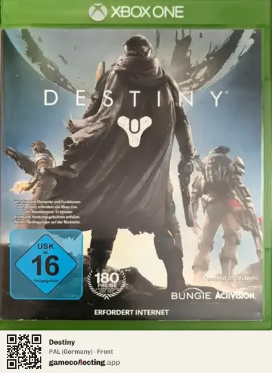 Destiny Xbox One, Germany box front