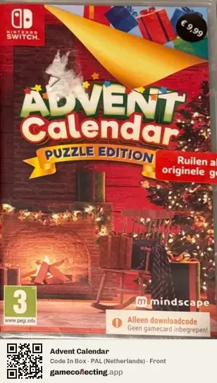 Advent Calendar Nintendo Switch, Netherlands box front