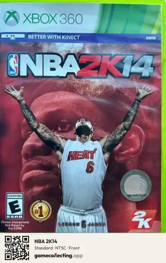 NBA 2K14 Xbox 360, NTSC box front