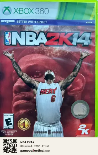 NBA 2K14 Xbox 360, NTSC box front