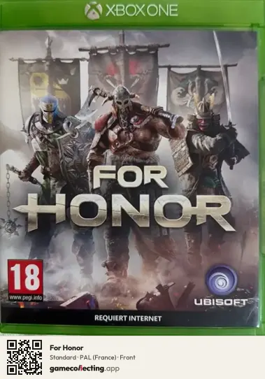 For Honor Xbox One, France box front