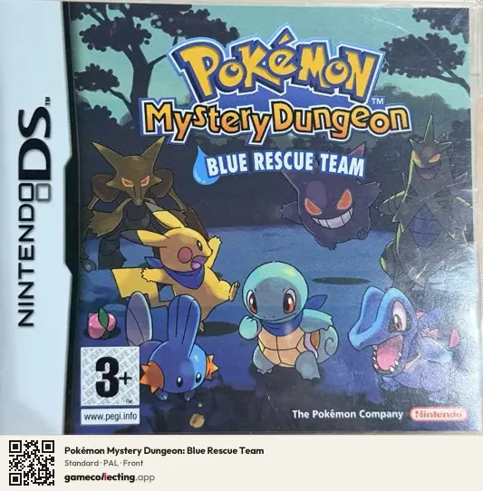 Pokémon Mystery Dungeon: Blue Rescue Team Nintendo DS, PAL box front