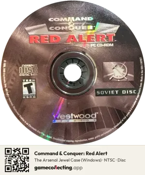 Command & Conquer: Red Alert Computer, NTSC disc