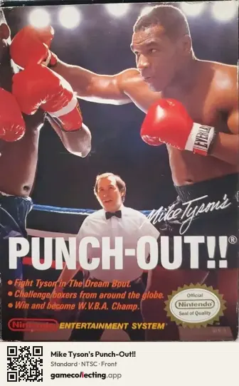 Mike Tyson's Punch-Out!! Nintendo Entertainment System, NTSC box front