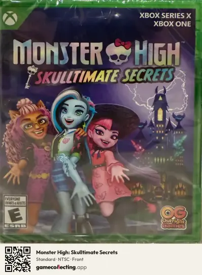 Monster High: Skulltimate Secrets Xbox Series X, NTSC box front