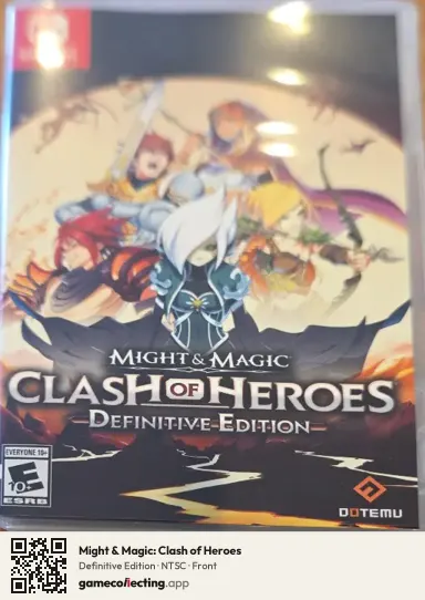 Might & Magic: Clash of Heroes Nintendo Switch, NTSC box front