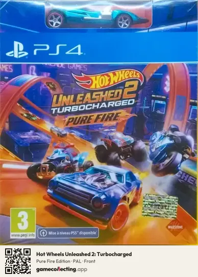 Hot Wheels Unleashed 2: Turbocharged PlayStation 4, PAL box front