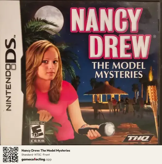 Nancy Drew: The Model Mysteries Nintendo DS, NTSC box front