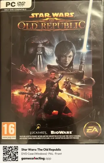 Star Wars: The Old Republic Computer, PAL box front