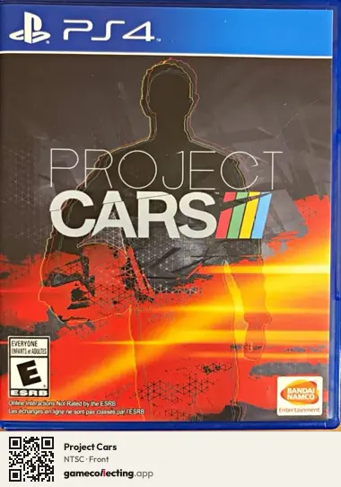 Project Cars PlayStation 4, NTSC box front