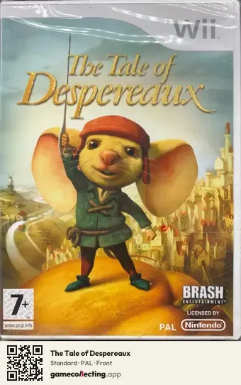 The Tale of Despereaux Nintendo Wii, PAL box front