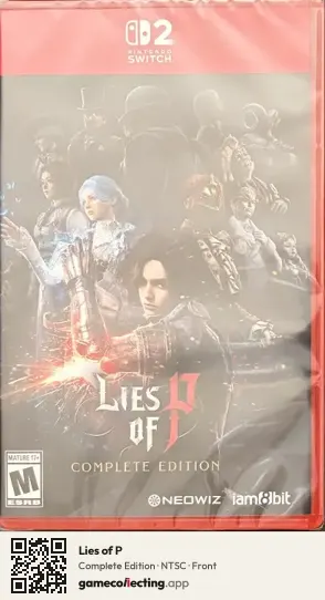 Lies of P Nintendo Switch 2, NTSC box front