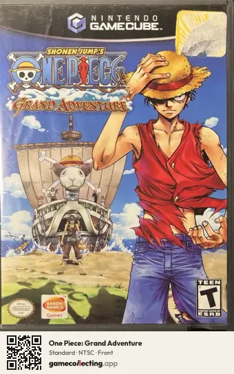 One Piece: Grand Adventure Nintendo GameCube, NTSC box front