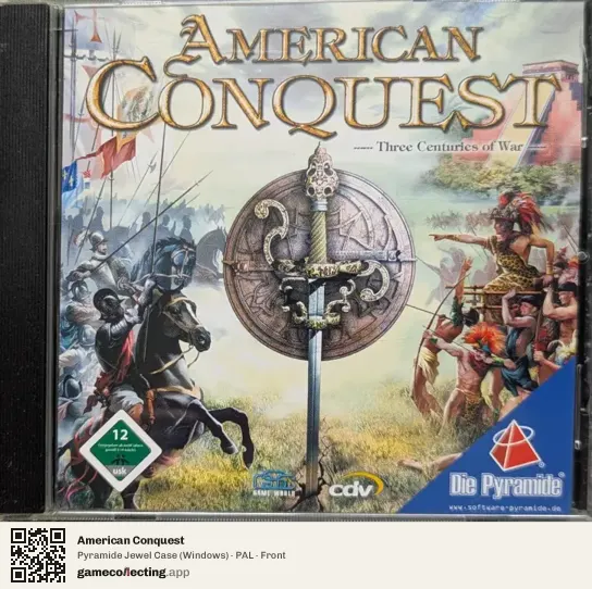 American Conquest Computer, PAL box front
