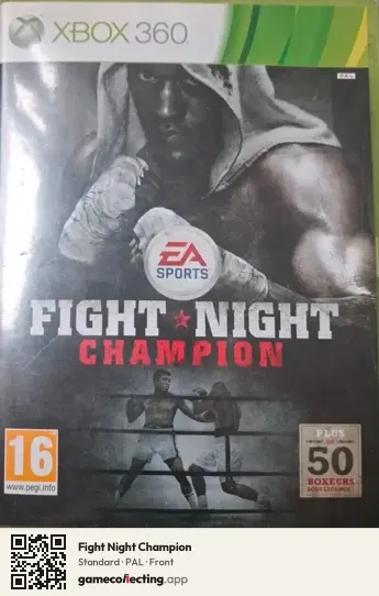 Fight Night Champion Xbox 360, PAL box front