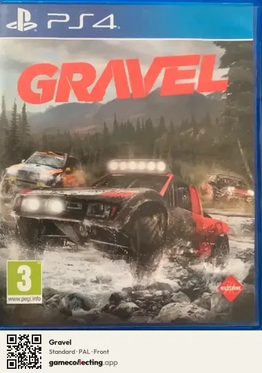 Gravel PlayStation 4, PAL box front