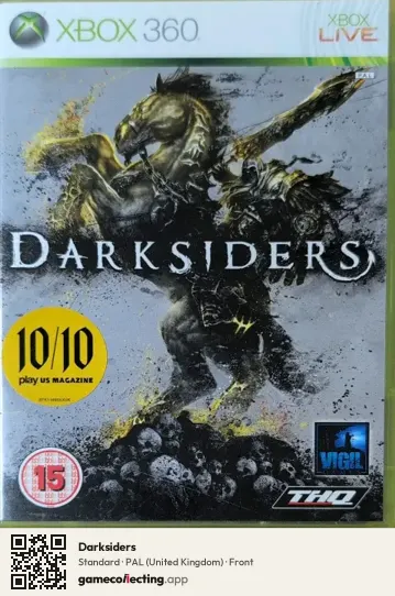 Darksiders Xbox 360, United Kingdom box front