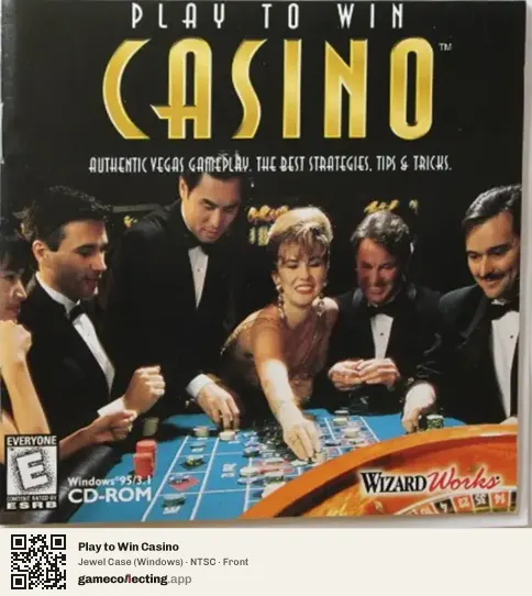 Play to Win Casino Computer, NTSC box front
