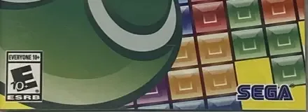 Puyo Puyo Tetris, the ESRB box on its front