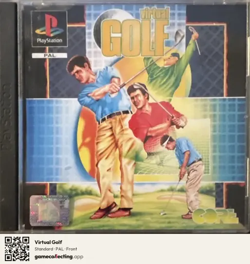 Virtual Golf PlayStation, PAL box front