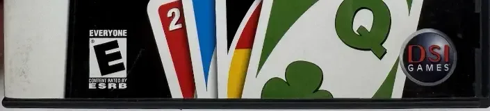 Uno 52, the ESRB box on its front