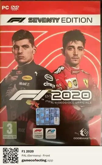 F1 2020 Computer, Germany box front