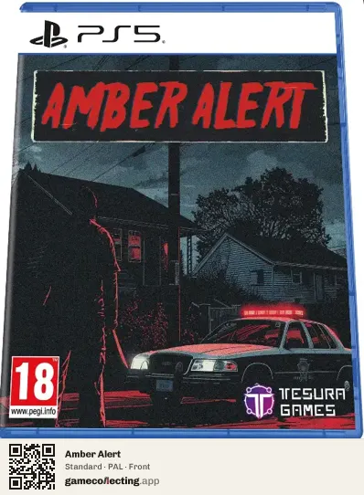 Amber Alert PlayStation 5, PAL box front