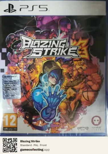Blazing Strike PlayStation 5, PAL box front