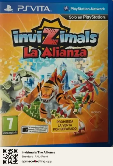Invizimals: The Alliance PlayStation Vita, PAL box front