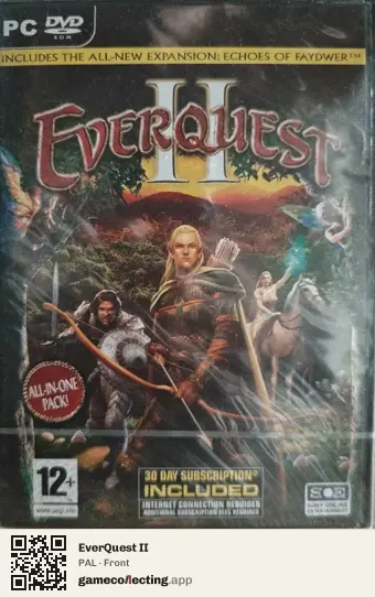 EverQuest II Computer, PAL box front