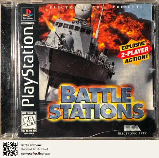 Battle Stations PlayStation, NTSC box front
