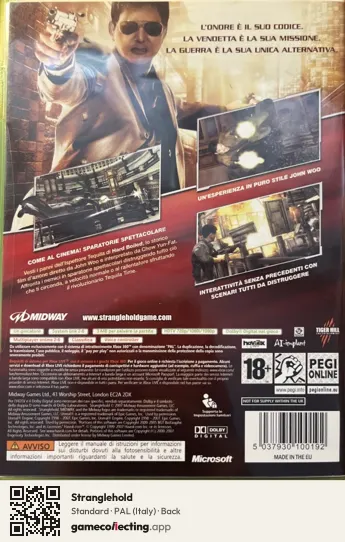 Stranglehold Xbox 360, Italy box back