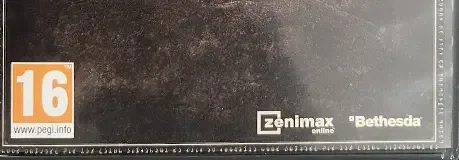 The Elder Scrolls Online, the PEGI square on its front