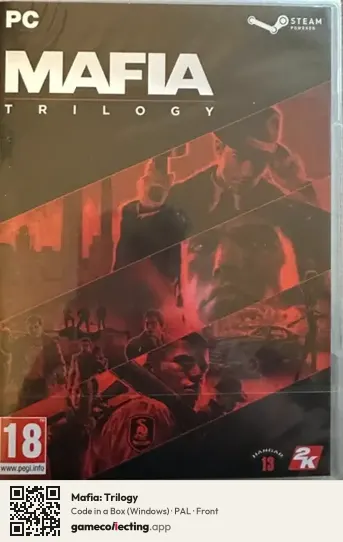Mafia: Trilogy Computer, PAL box front