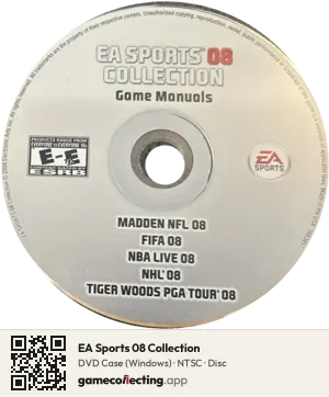 EA Sports 08 Collection Computer, NTSC disc