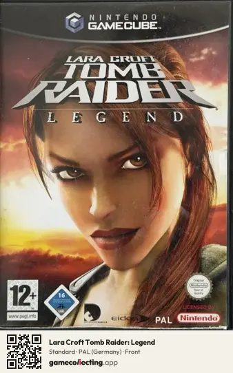 Lara Croft Tomb Raider: Legend Nintendo GameCube, Germany box front